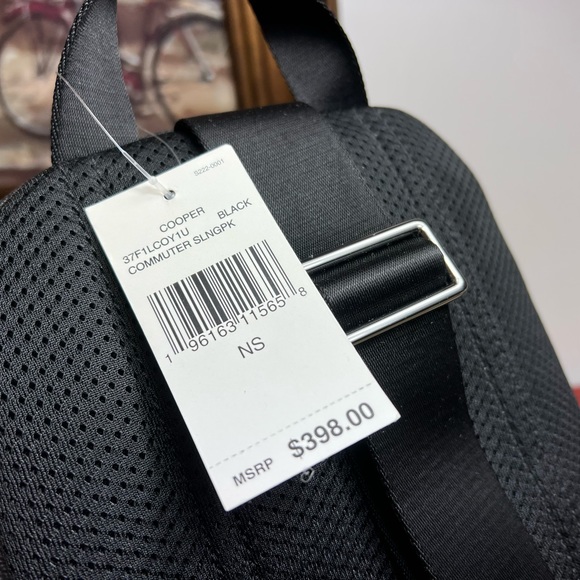 Michael Kors Cooper MK Signature Stripe Commuter Slingpack + Wallet Set - Picture 5 of 7